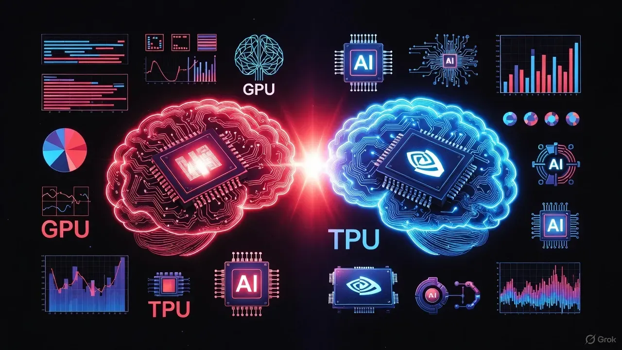 العقول السليكونية: NVIDIA GPUs ضد Google TPUs - من يقود ثورة الذكاء الاصطناعي؟