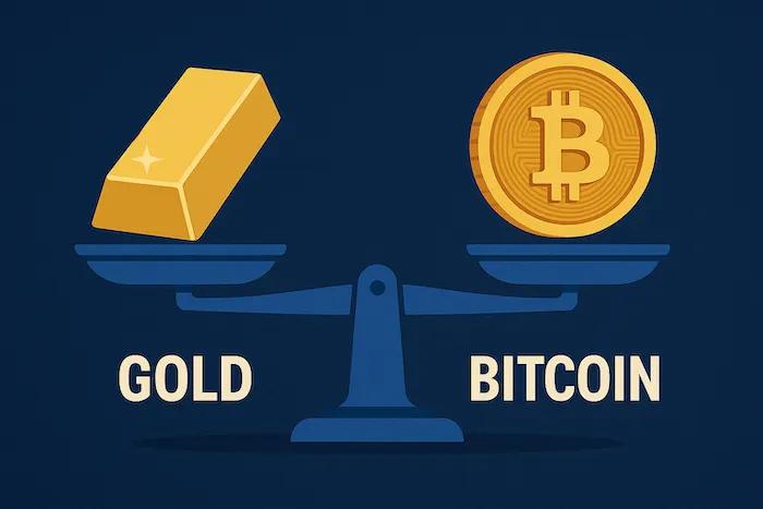 الذهب والبيتكوين: من الملاذ الآمن التقليدي إلى "الذهب الرقمي"