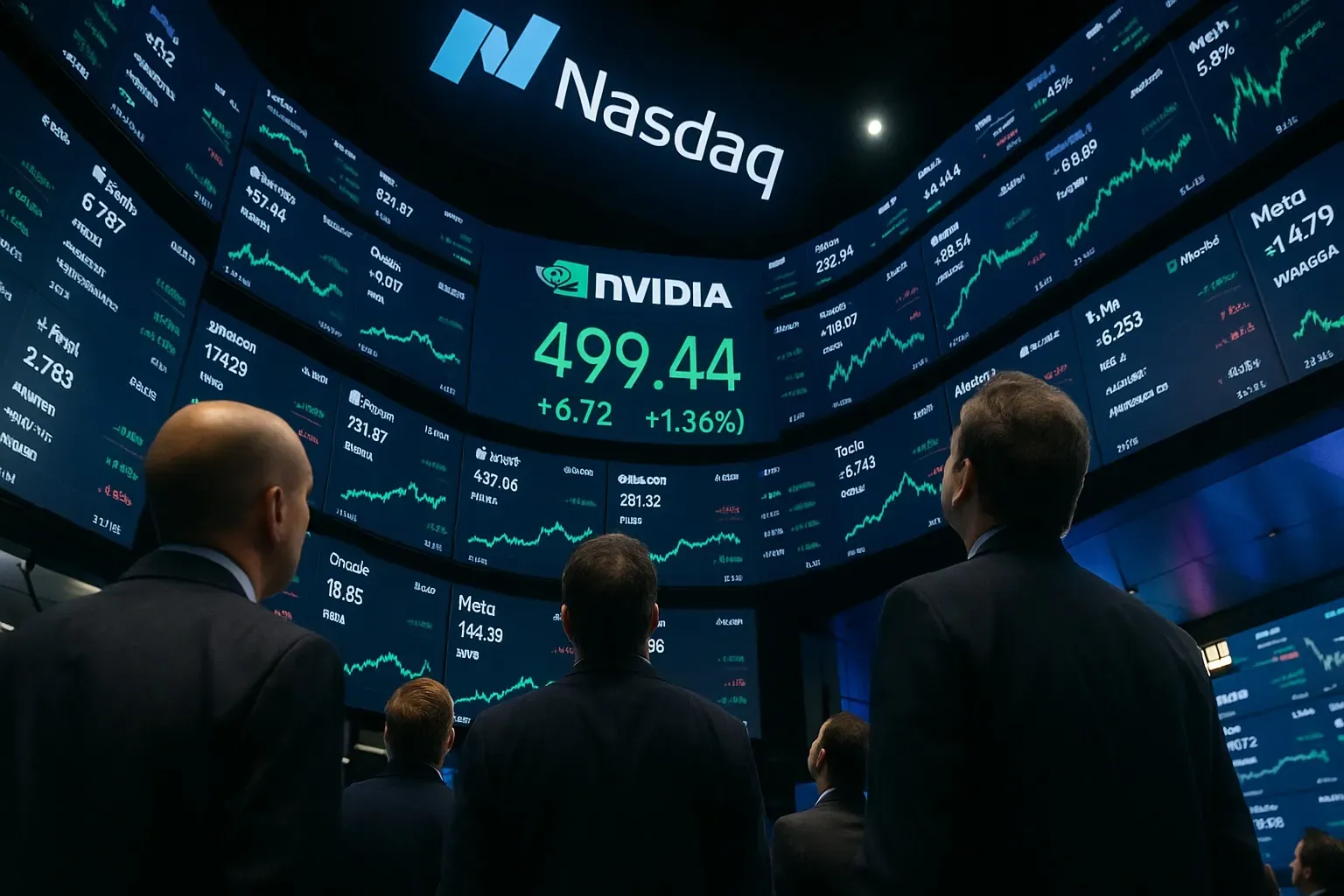 U.S. Markets Close Higher Supported by Technology and Cryptocurrency Recoveries