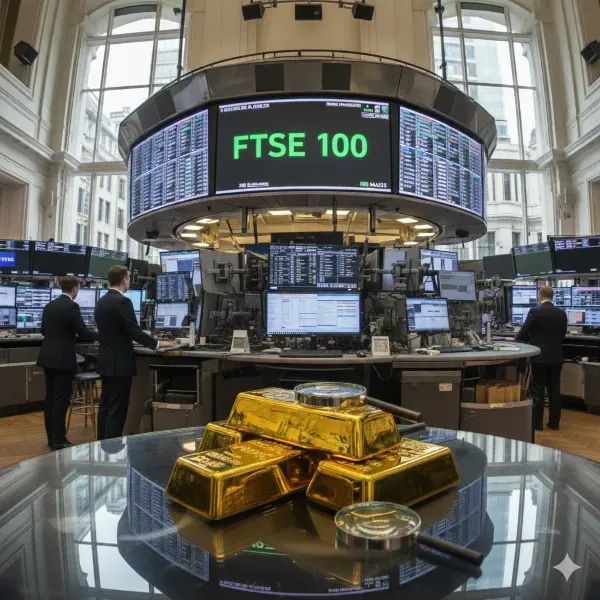 FTSE 100 Rises on Precious Metals Boost