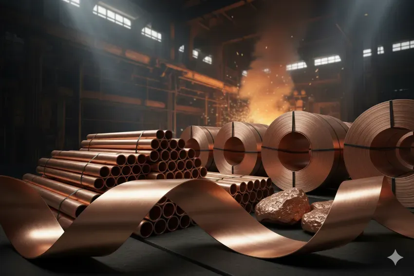 Copper Pulls Back from Record Highs Near $12,000 Amid Cautious Global Demand Outlook