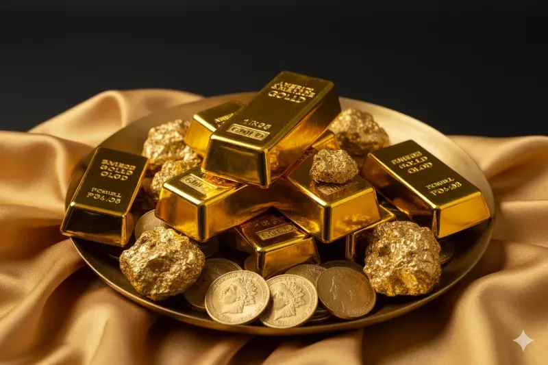 Gold Falls Despite War as Liquidity Selling Overrides Safe-Haven Demand