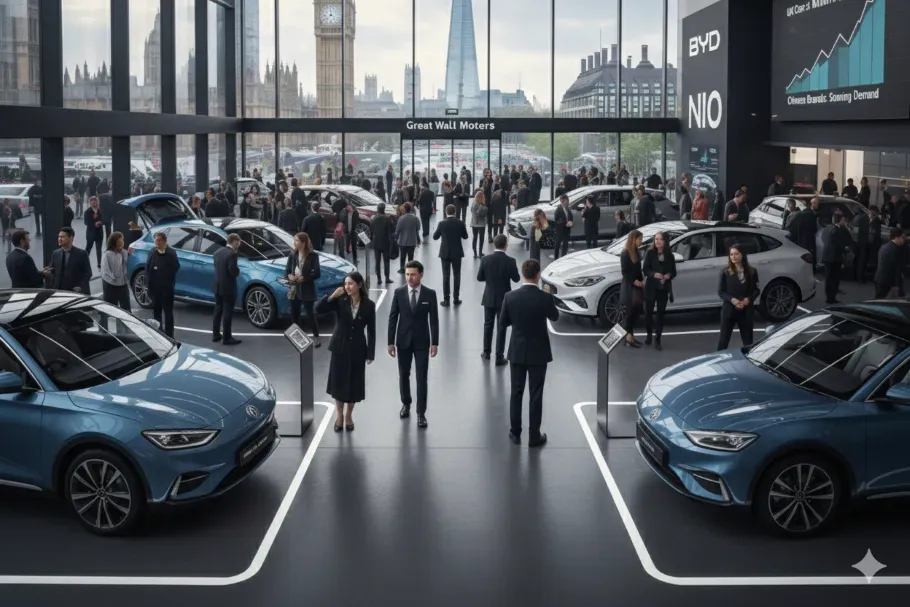 UK Car Sales Surpass Two Million as Consumer Demand for Chinese Brands Accelerates