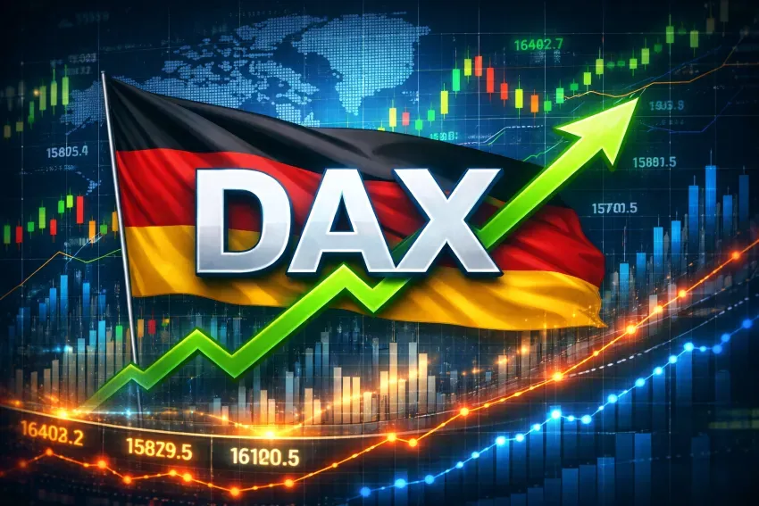 DAX Index Reaches Record Highs Driven by Blue Chips Amid Mixed Global Economic Signals
