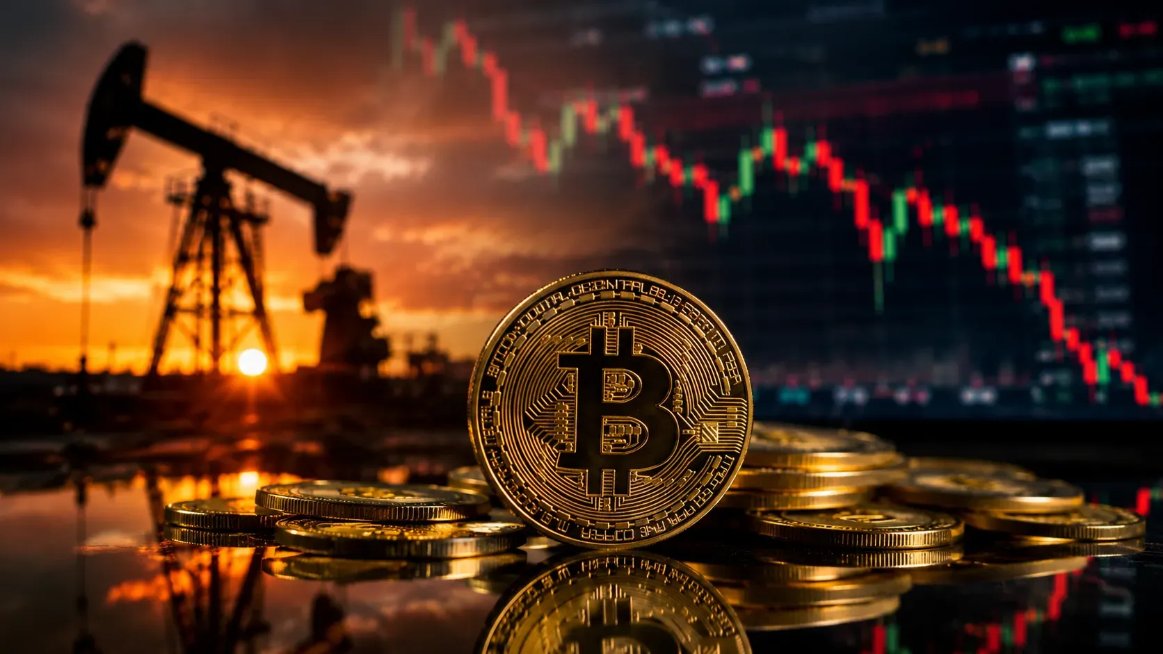 Bitcoin Extends Six-Month Losses as Oil Surge Revives Inflation Fears