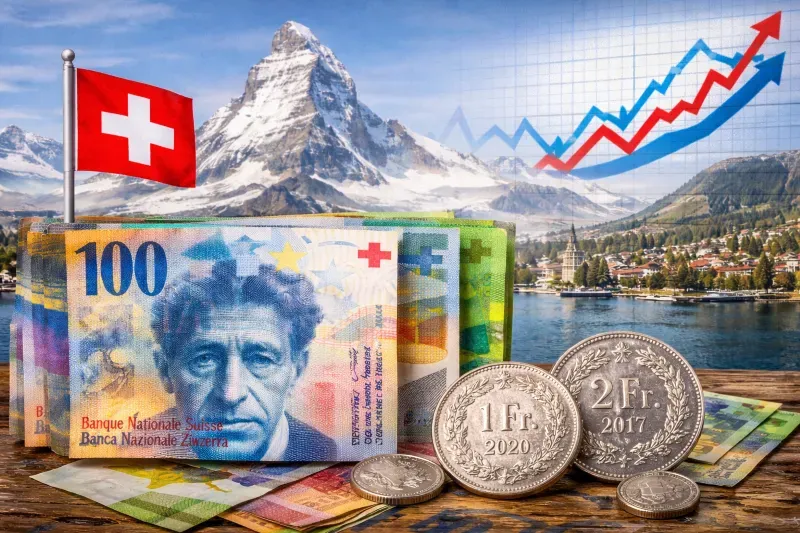 Swiss Franc Holds Historic Highs at 0.797 per Dollar Driven by Safe-Haven Demand