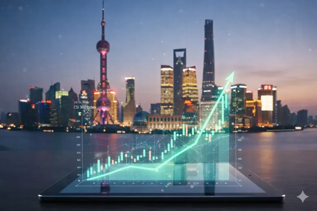 Chinese Stocks Poised for Biggest Annual Gains in Years on Strong Economic Activity Data