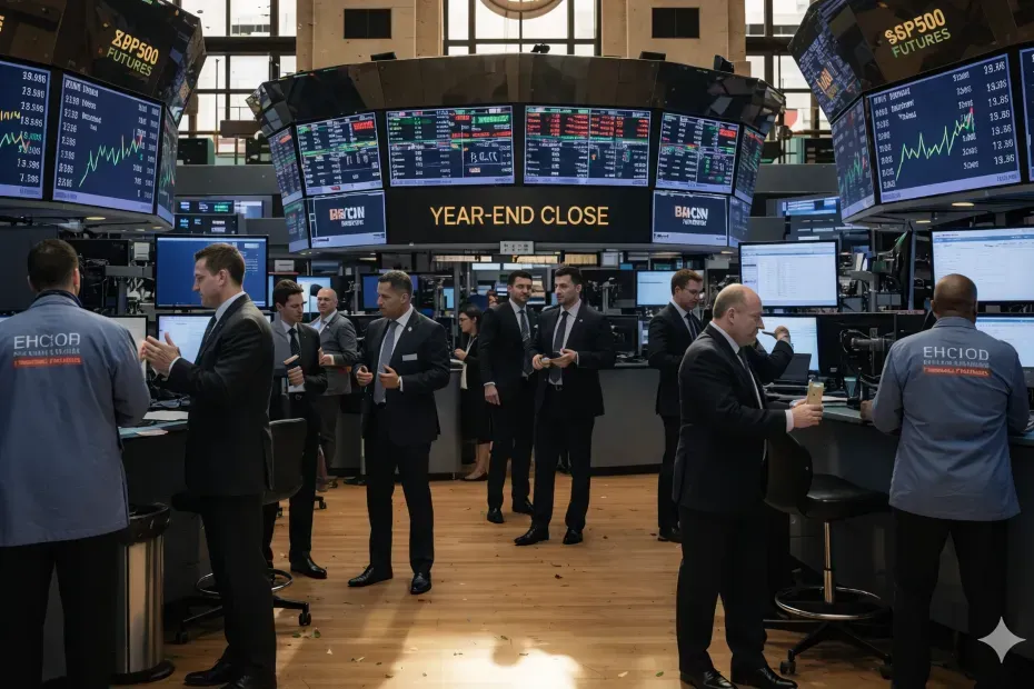 US Stock Futures Edge Higher as Markets Near Year-End Close