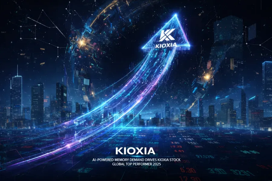 AI-Driven Memory Demand Makes Kioxia the World's Top-Performing Stock in 2025