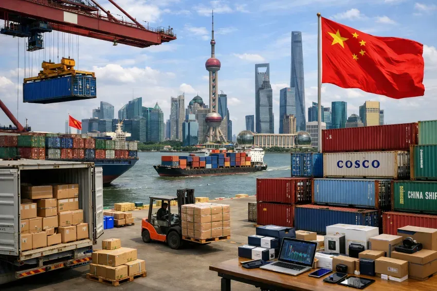 China Exports Hit Record High as Global Firms Rush to Secure Supply Chains Amid War Fears