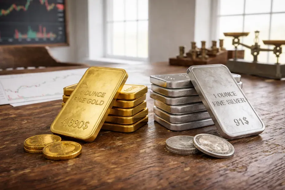 Safe Havens Drive Gold to $4,670 and Silver to $93.2 per Ounce Amid US Tariff Escalation on Europe