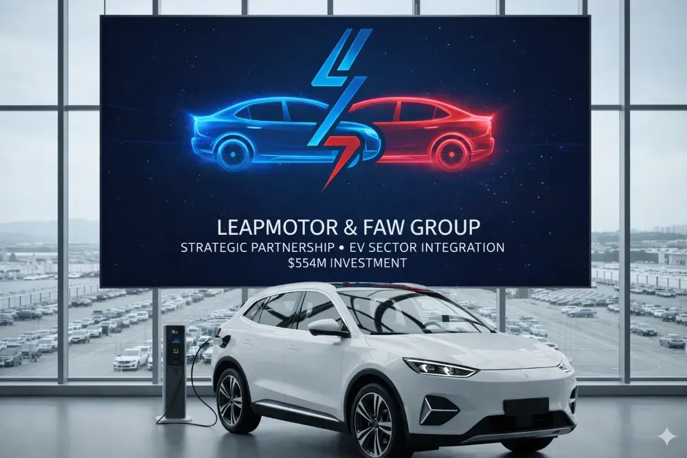 China's Leapmotor Sells $534 Million Stake to State-Owned FAW in Move to Accelerate EV Sector Consolidation