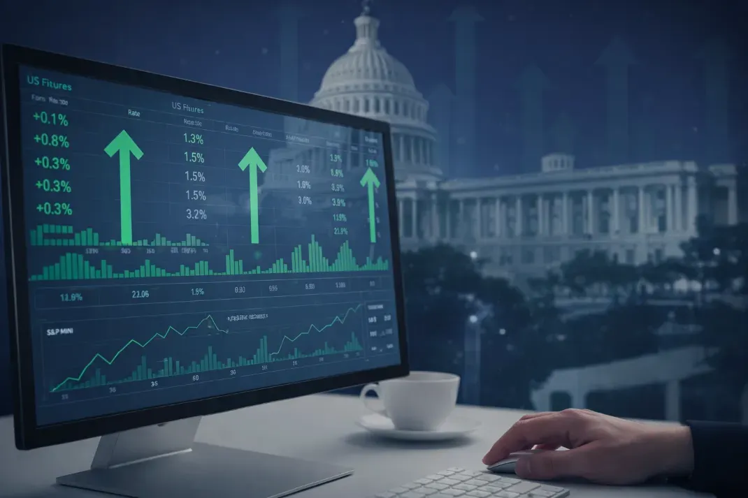 عقود الأسهم الأميركية ترتفع بشكل طفيف قبيل أسبوع تداول مختصر مع ترقب محضر الفيدرالي