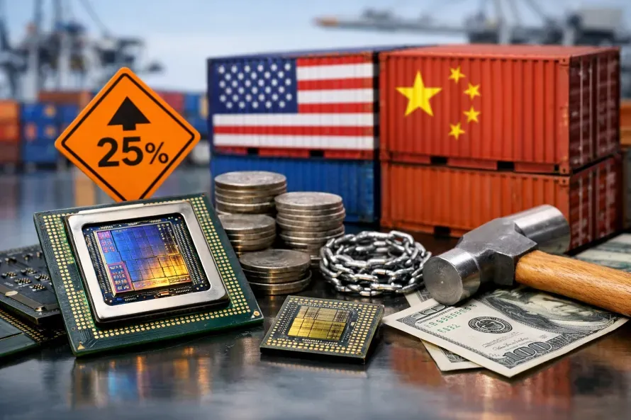 National Security Concerns Prompt 25% Tariffs on Advanced AI Chip Imports, Reshaping Supply Chains