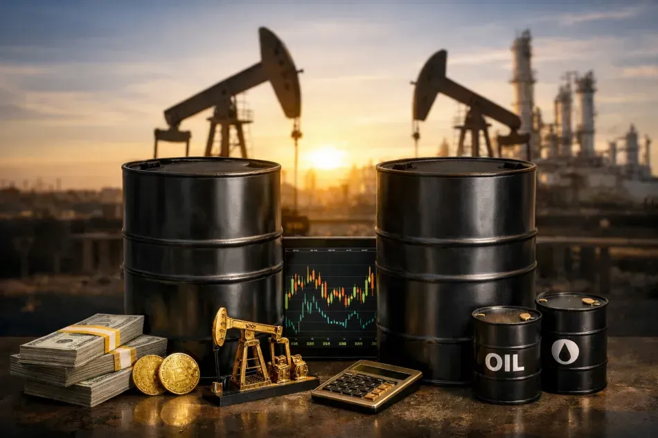 Oil Prices Hold Losses: WTI Near $59.2 and Brent Around $63.7 as Iran Escalation Risks Ease