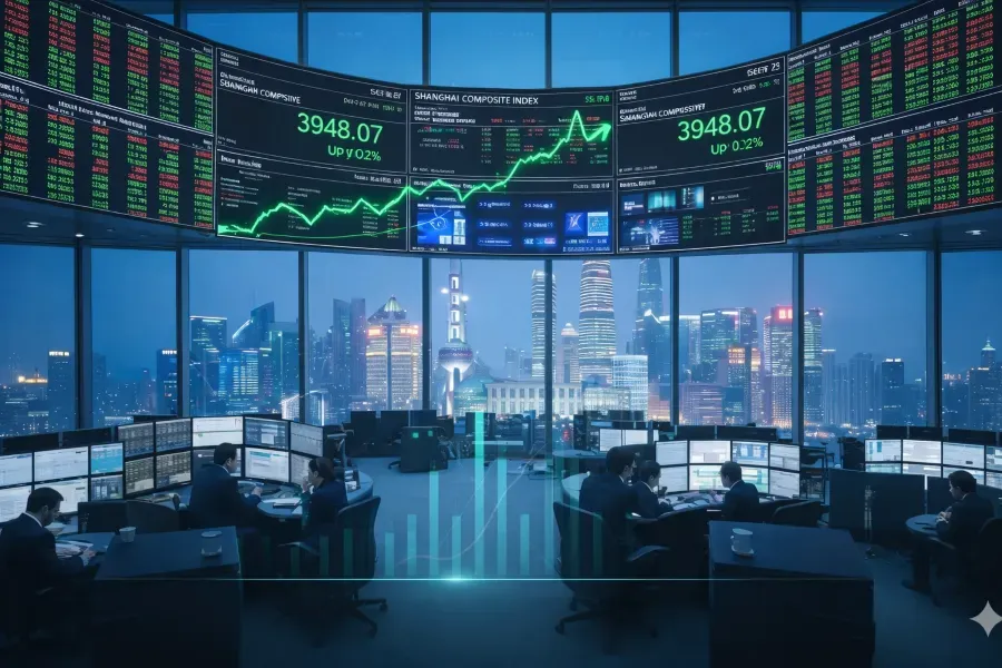 Shanghai Composite Rises for Seventh Consecutive Session, Driven by AI Stocks