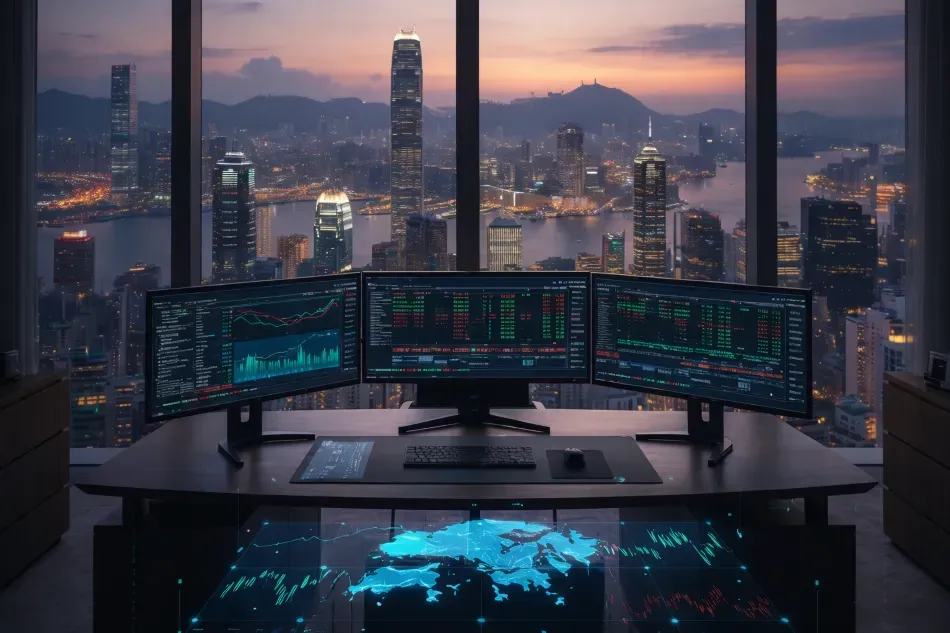 Hong Kong Shares Edge Up Ahead of Early Close, Supported by Wall Street and Anticipation of Chinese Property Policies