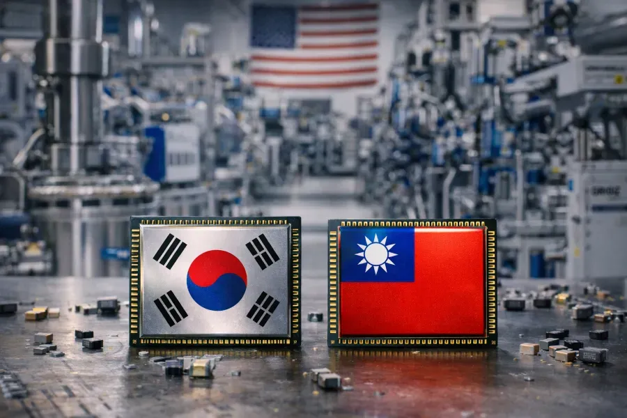 Washington Pressures with Tariffs: Threatens 100% Duties on Korean and Taiwanese Chips Unless Made in the US