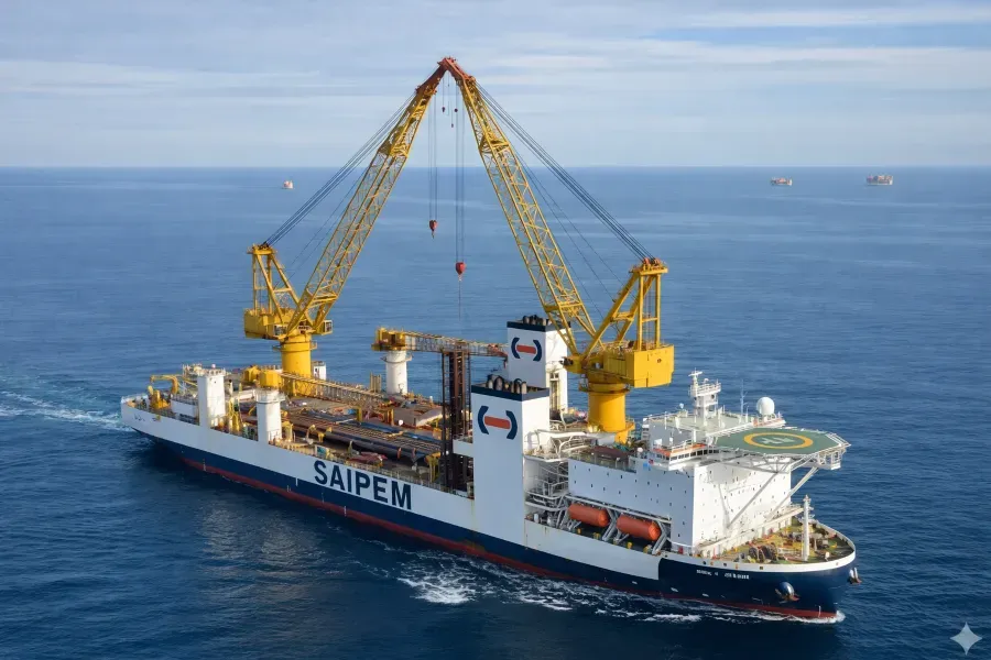 Saipem Secures $4 Billion Offshore Contract in Qatar for North Field Expansion