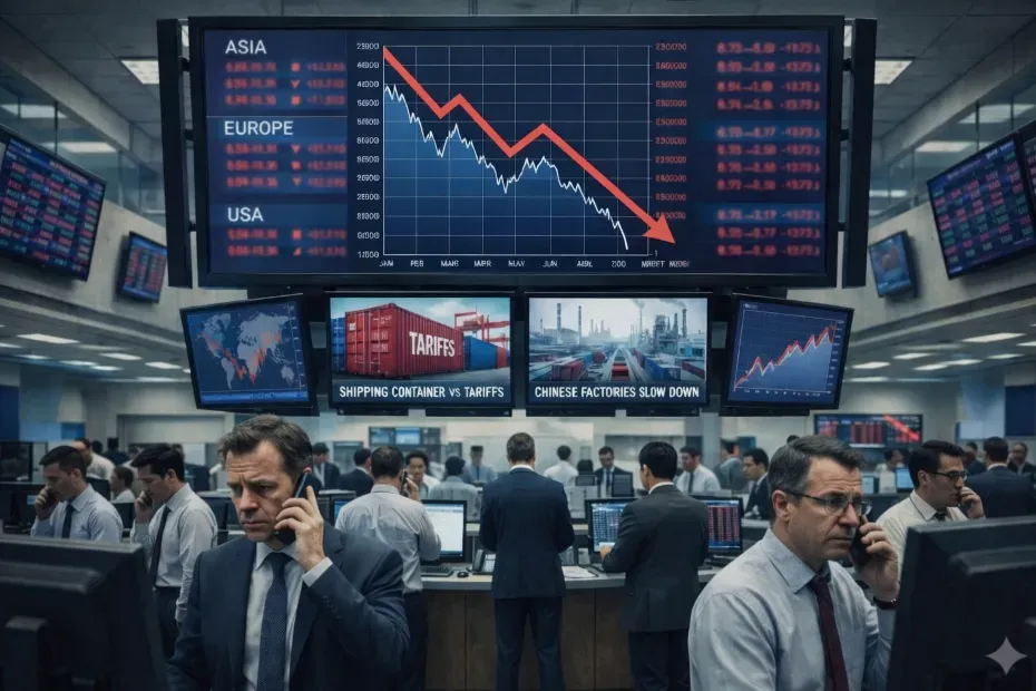 تصعيد الرسوم الأميركية ومخاوف تباطؤ الصين يوسّع موجة البيع من آسيا إلى أوروبا