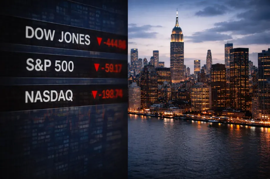 Major U.S. Indices Drop Over 1% Amid Tariff Threats and Bond Yield Pressures