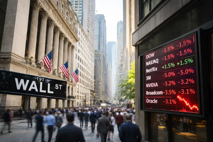Tariffs and Debt Weigh on Wall Street: Sharp Losses for U.S. Stocks Amid Rising Trade Tensions