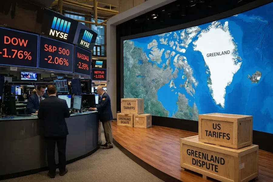 Greenland Tensions and Tariffs Stall Recovery in US Futures After Worst Session Since October