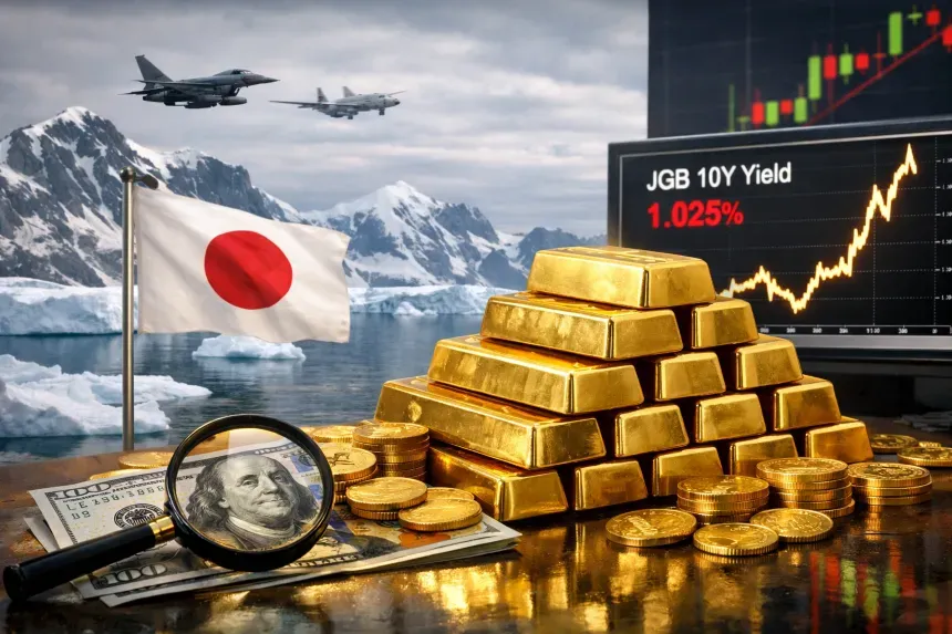 Greenland Tensions and Japanese Bond Turmoil Push Gold to Record High Above $4,870