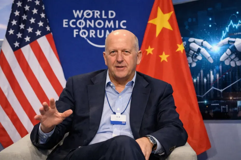 Goldman Sachs CEO at Davos: U.S. Economy Set for Growth, U.S.-China Relations Improving, AI Won't Destroy Jobs