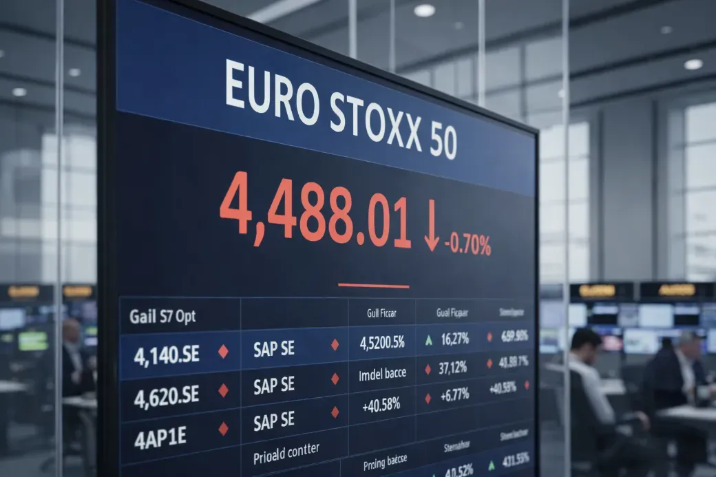 European Stocks Trim Gains Amid Tech Pressure and Central Bank Decisions