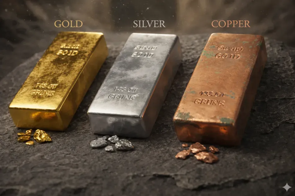 Gold Holds Near $4,830, Silver Remains Steady, Copper Pressured by Inventories