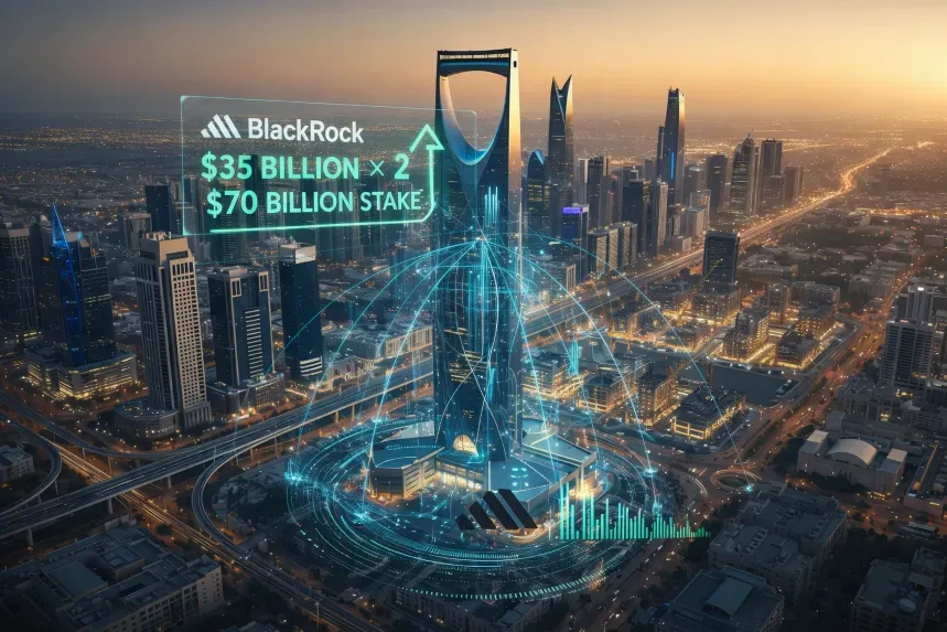 بلاك روك تسرع من توسعها في السعودية: تستهدف مضاعفة حصتها البالغة 35 مليار دولار وسط ازدهار الذكاء الاصطناعي والبنية التحتية