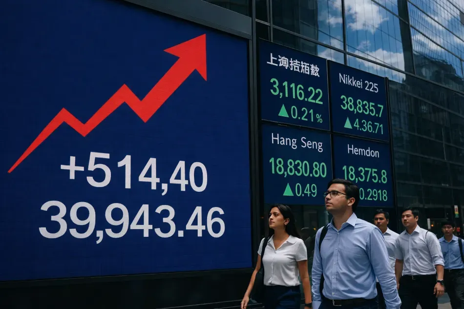 Asian and Indian Markets: Asia's Indices Continue Gains for the Third Day