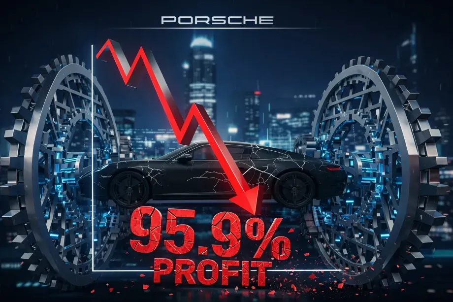 Porsche Reports 95.9% Profit Collapse Amid Strategic Restructuring