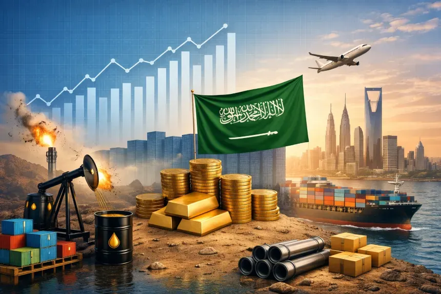 اتساع الفائض التجاري السعودي بدعم الصادرات النفطية وغير النفطية رغم تراجع طفيف للواردات