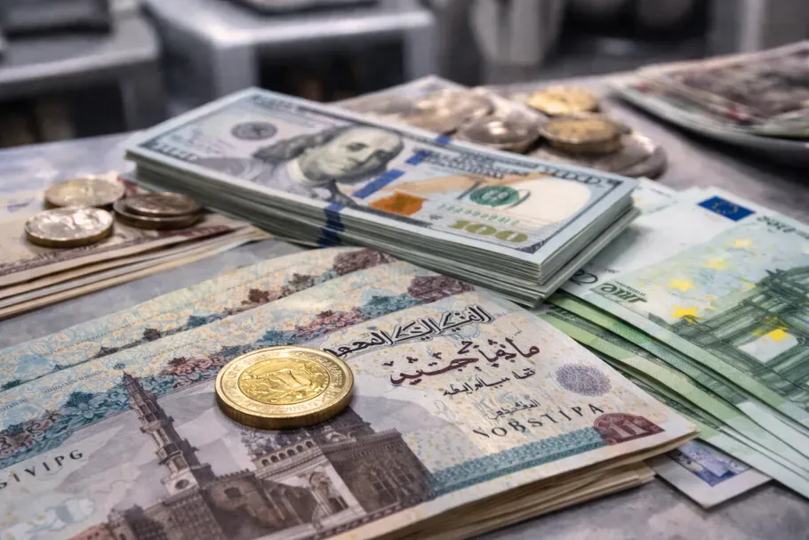 Egyptian Pound Remains Stable Against Dollar and Euro; Bank Rate Differences Do Not Exceed 25 Piasters