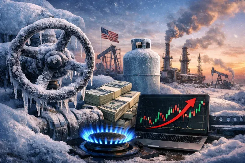 Historic Cold Wave Pushes US Natural Gas Prices to Highest Level Since 2022