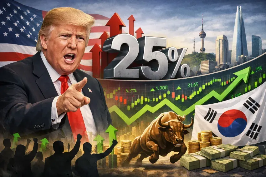 Trump’s Tariff Threats on South Korea Spark Buying Wave in Kospi After Early Losses