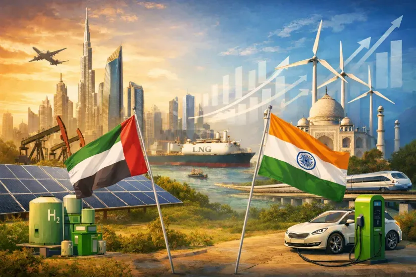 UAE and India Cement Strategic Energy Partnership Amid Asian Transformations