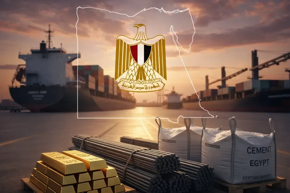 قفزة قوية في صادرات مصر غير البترولية خلال 2025 تقلّص عجز الميزان التجاري بدعم الذهب ومواد البناء