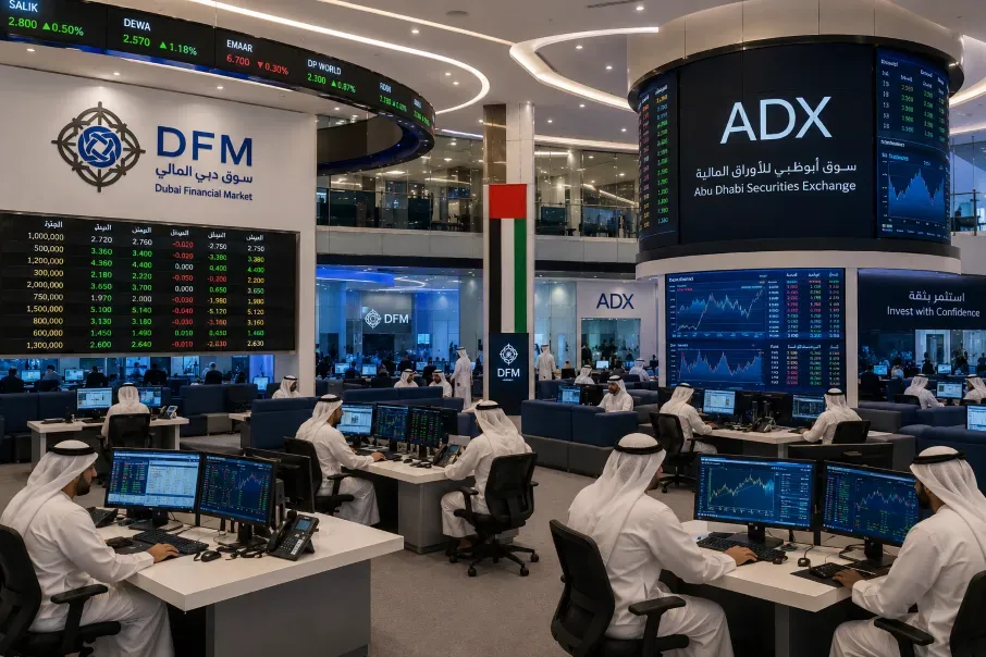 الأسهم الإماراتية تتراجع رغم سيولة قوية بلغت 3.52 مليار درهم