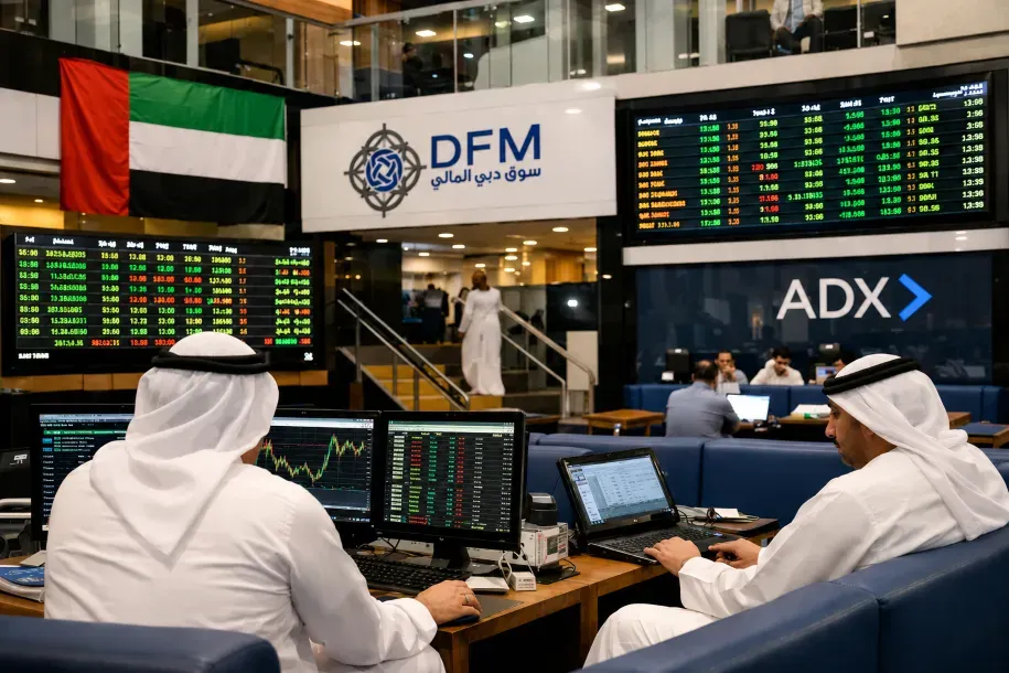 UAE Stocks Retreat Despite AED 3.52 Billion Turnover as Investors Take Profits