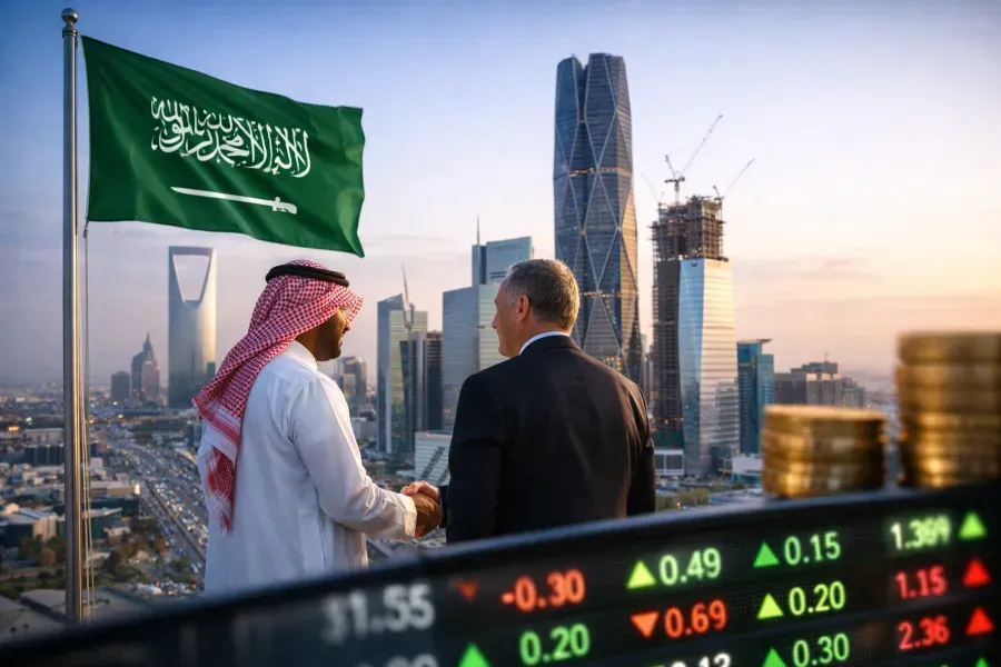 السعودية تستهدف مضاعفة تدفقات الاستثمار الأجنبي المباشر ثلاث مرات بحلول 2030 مع تنامي مشاركة المستثمرين الأجانب في السوق المالية