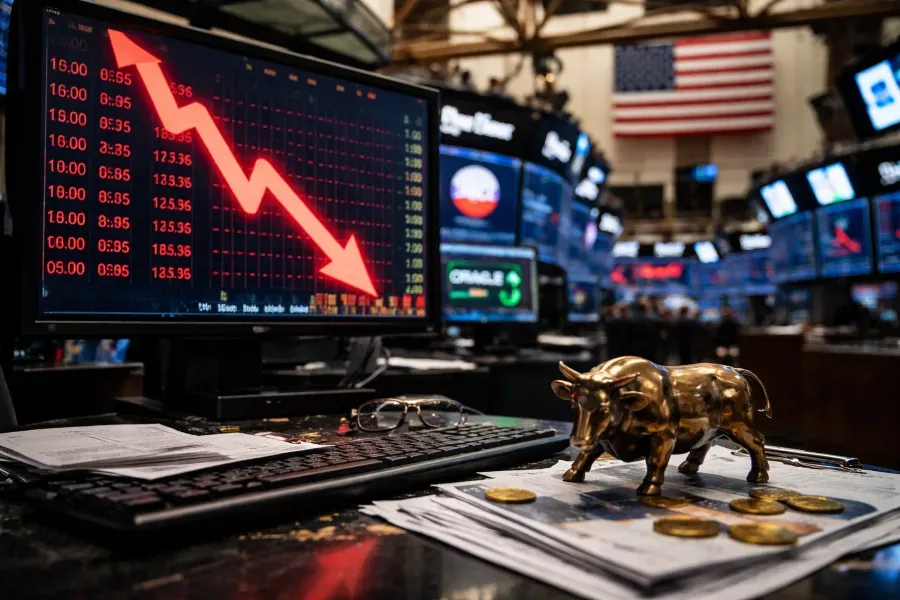 Wall Street Under Pressure from Metals Sell-Off Despite Dow's Resilience