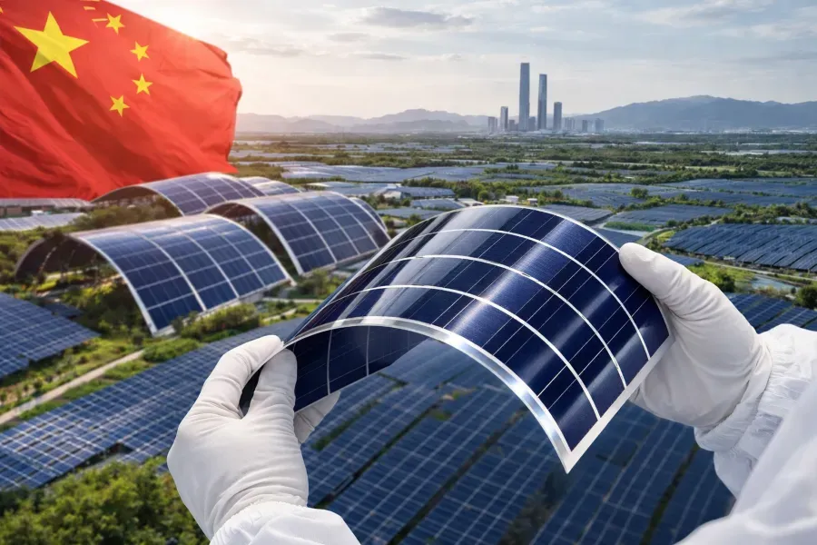 انتاج الصين من الطاقة الشمسيه بلغت 1,200 غيغاواط في 2025 يضع الشمس فوق الفحم لأول مرة في الصين
