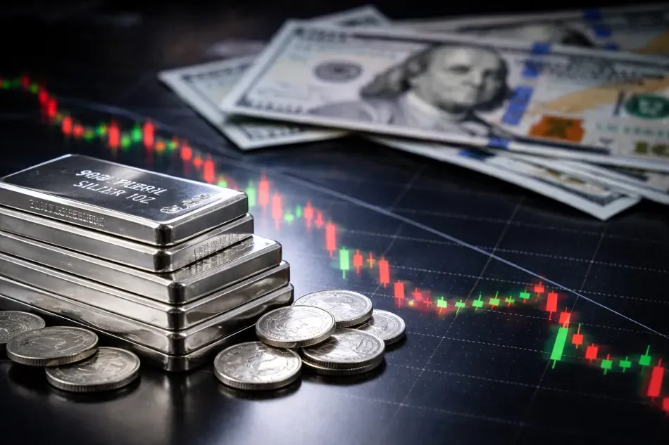 Silver Drops Nearly 15% Amid Strong Dollar and Hawkish Fed Outlook