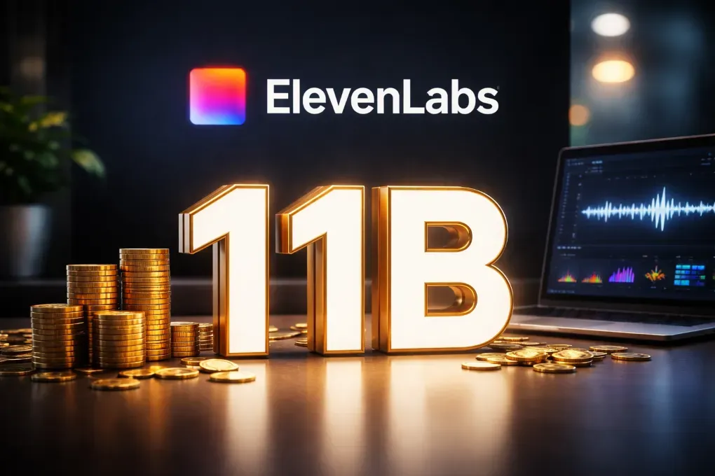 ElevenLabs Valuation Surges to $11 Billion After New Funding Round Led by Sequoia
