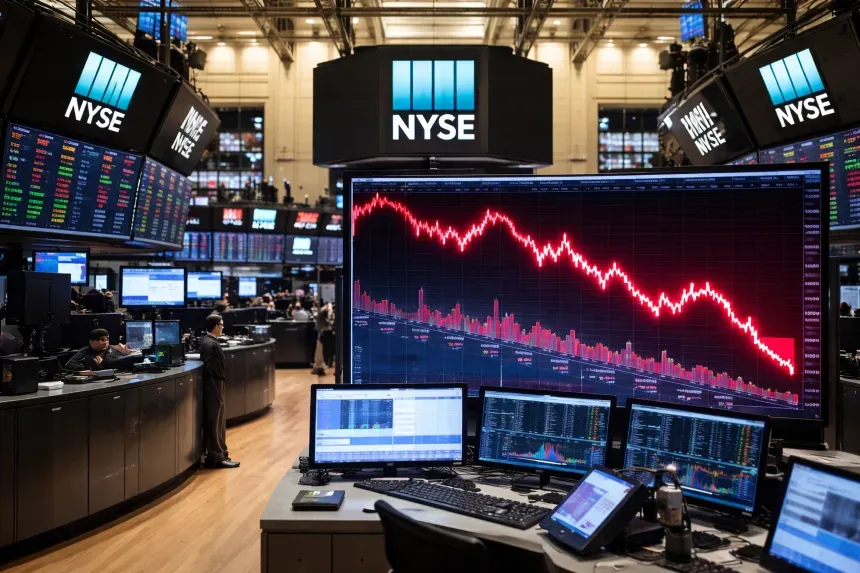 Wall Street Futures Under Pressure Amid Risk Aversion and AI Disruption Fears
