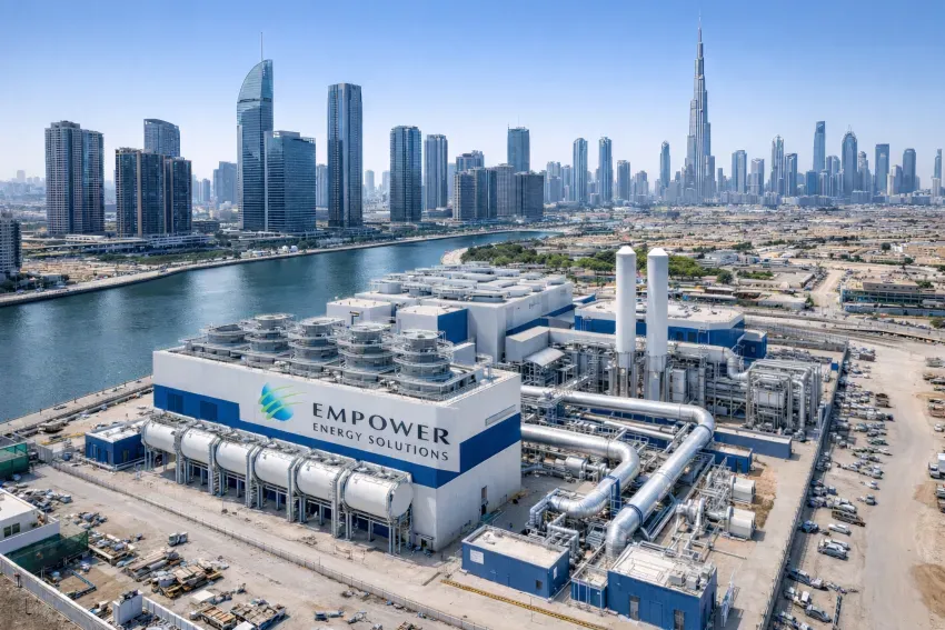 Empower Signs Design Contract for Fifth District Cooling Plant in Business Bay with 44,000 Refrigeration Tons Capacity