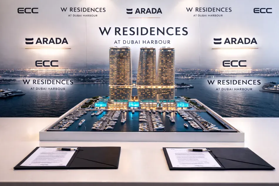 Arada Awards AED 1.55 Billion Construction Contract for W Residences Dubai Harbour
